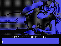 strip girl-iran-